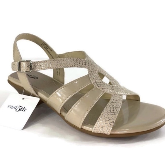 East 5th Elga Pearl Cream Color Heels NWT size 9.5 - Picture 1 of 11